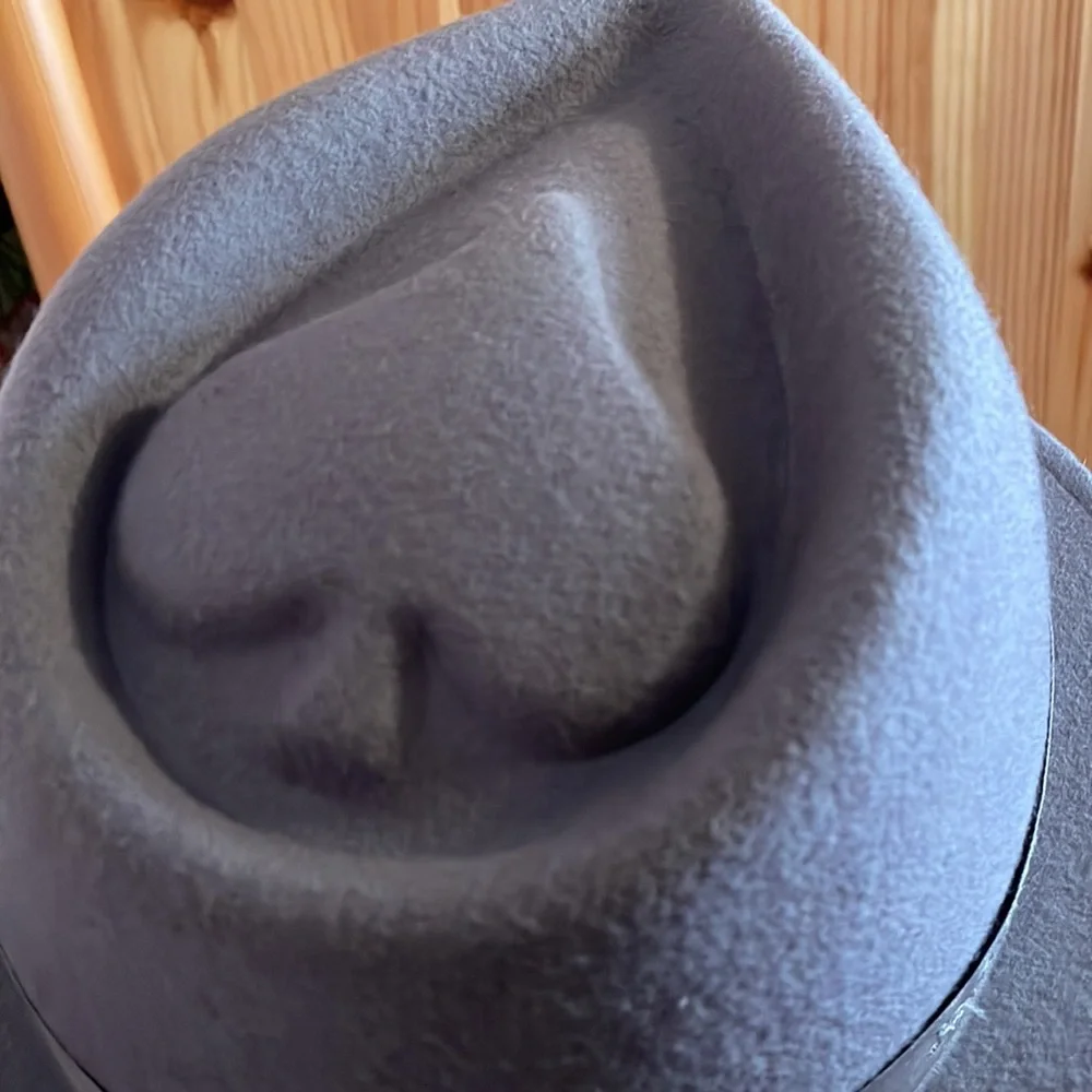 Classic small brim felt fedora - Picture 5 of 6